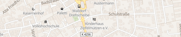 Karte Parkplatz Schulstraße Walldorf