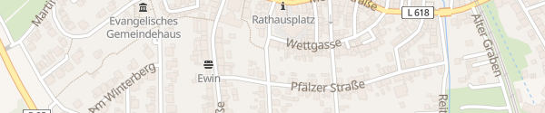 Karte Badener Straße Bruchsal
