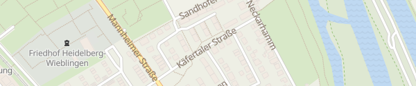 Karte Käfertaler Straße Heidelberg