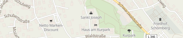 Karte Haus am Kurpark Schömberg