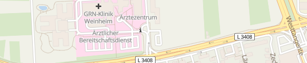 Karte Bezirksverwaltung Weinheim