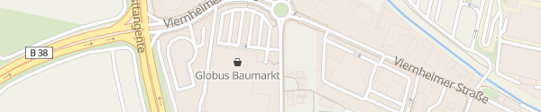 Karte Globus Baumarkt Weinheim