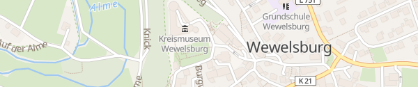 Karte Kreismuseum Wewelsburg Büren
