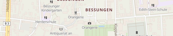 Karte Orangerie Parkplatz Darmstadt