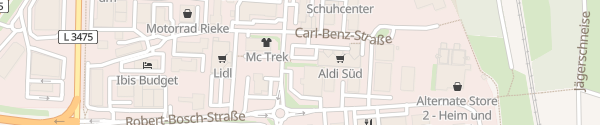 Karte ALDI Süd Linden