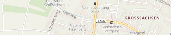 Karte Alter Marktplatz Hirschberg an der Bergstraße