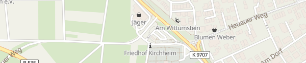 Karte Kirchheim Friedhof Heidelberg