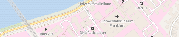 Karte Parkhaus Uniklinikum Frankfurt am Main