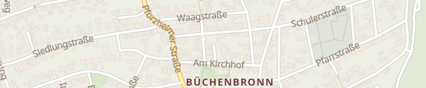 Karte Am Kirchhof Pforzheim