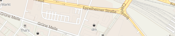 Karte Westarkaden Parkhaus / Edeka ScheckIn Bahnstadt Heidelberg