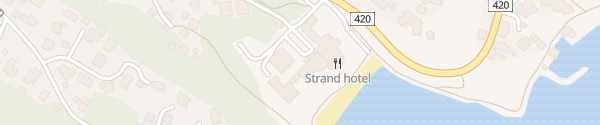 Karte Strand Hotel Fevik Fevik