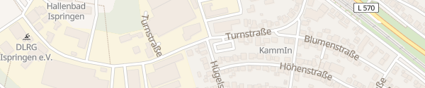 Karte Turnstraße Ispringen