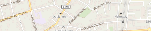 Karte Seewiesenweg Heidelberg