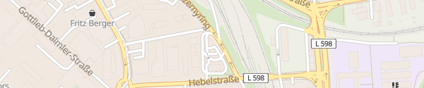 Karte McDonald's Hebelstraße Heidelberg