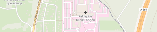 Karte Asklepios Klinik Langen