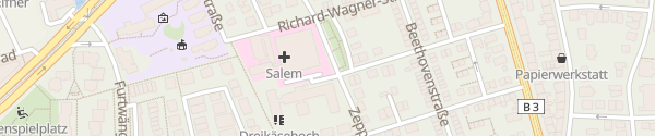 Karte Krankenhaus Salem Heidelberg