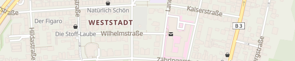 Karte Wilhelmsplatz Heidelberg