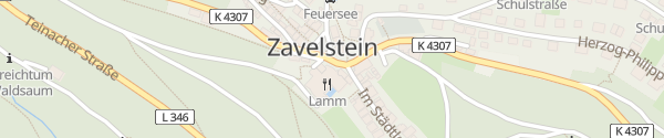 Karte Berlin’s KroneLamm Bad Teinach-Zavelstein