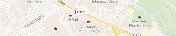 Karte Volksbank Mittelhessen Gießen