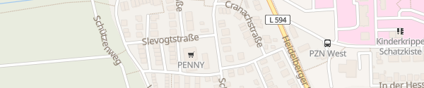 Karte Penny Schloßstraße Wiesloch