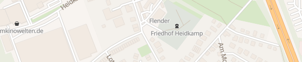 Karte Friedhof Heidkamp Ritterhude