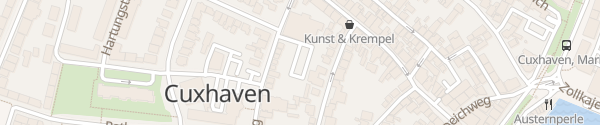 Karte Lidl Grüner Weg Cuxhaven