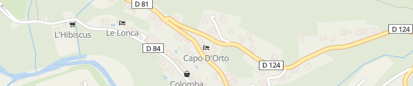 Karte Hotel Capo d'Orto Ota