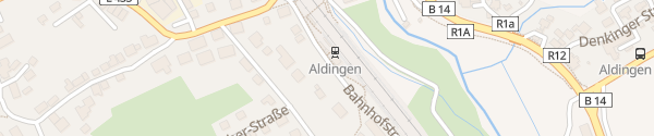 Karte Bahnhof Aldingen