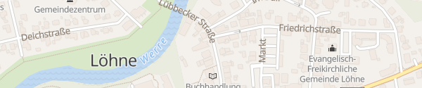 Karte Lübbecker Straße Löhne