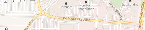 Karte Hornbach Wilfried-Finke-Allee Paderborn