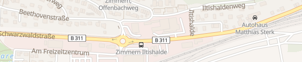 Karte Autohaus Knoblauch Immendingen