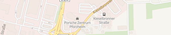Karte Porsche Zentrum Pforzheim