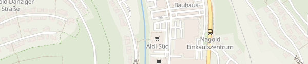 Karte ALDI Süd Haiterbacher Straße Nagold