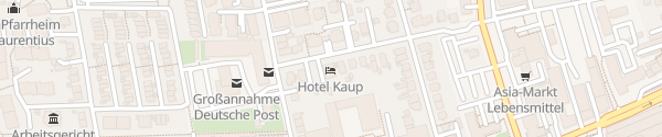 Karte Hotel Kaup Paderborn