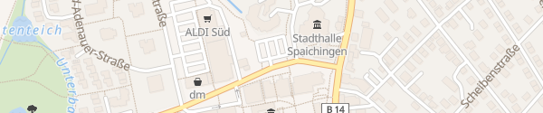 Karte Parkplatz Stadthalle Spaichingen