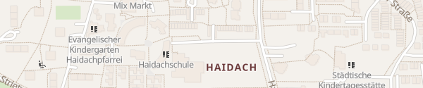 Karte Haidachschule Pforzheim