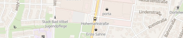Karte Brunnencenter / Dortelweiler Platz Bad Vilbel