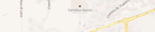 Karte CarreFour Ajaccio