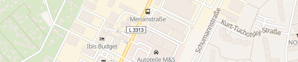 Karte Sirius Buisness Park / Autoservice Pietro Sorriento Offenbach am Main