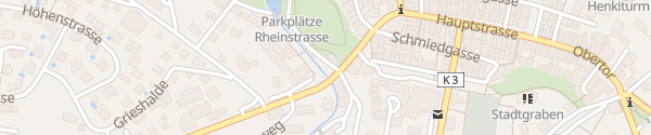 Karte Rheinstrasse Diessenhofen