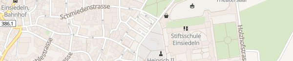 Karte Klosterplatz Einsiedeln
