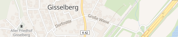 Karte Gisselberg Marburg