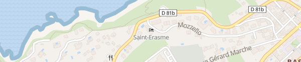 Karte Hôtel Le Saint Erasme Calvi
