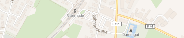 Karte Bahnhof Ritterhude