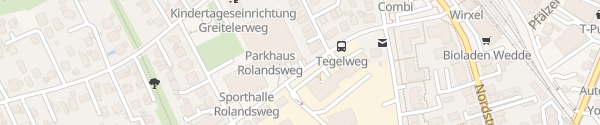 Karte Parkhaus Rolandsweg Paderborn