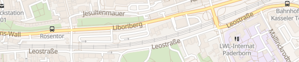 Karte Liboriberg Paderborn