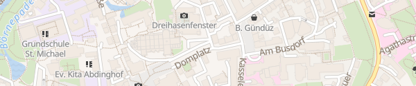Karte Parkplatz Domplatz Paderborn