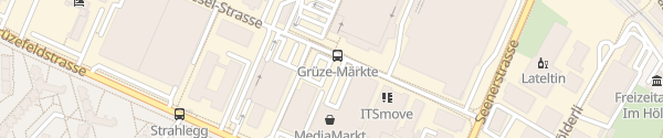 Karte Grüze Einkaufszentrum Winterthur