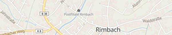 Karte Bismarckstraße Rimbach
