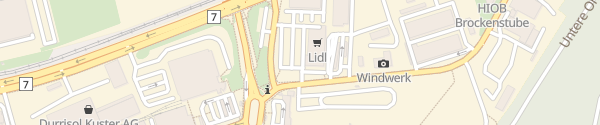 Karte Lidl Winterthur